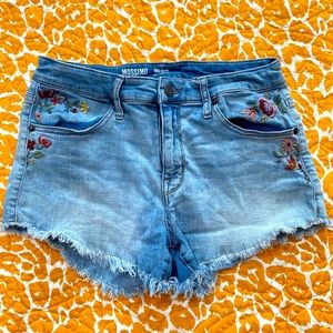 Embroidered Mossimo Shorts